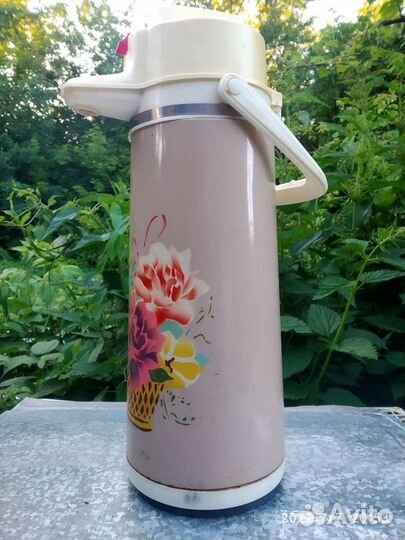 Термос с помпой