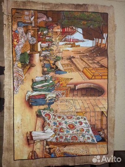 Картина на папирусе