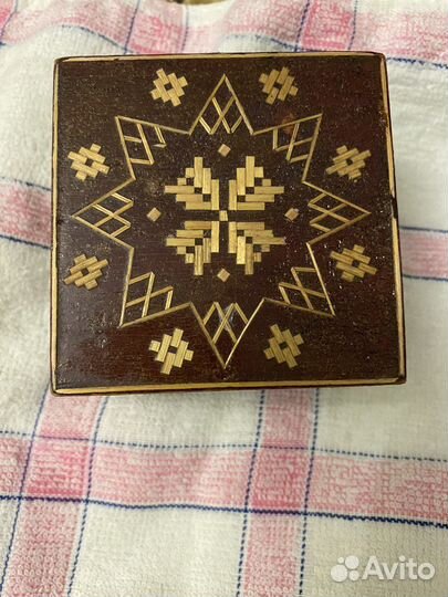 Шкатулка деревянная СССР