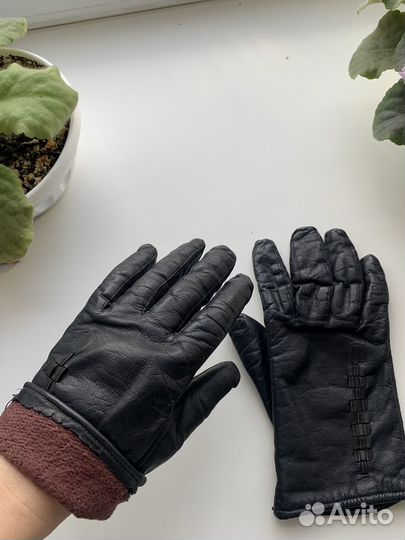Перчатки натуральная кожа