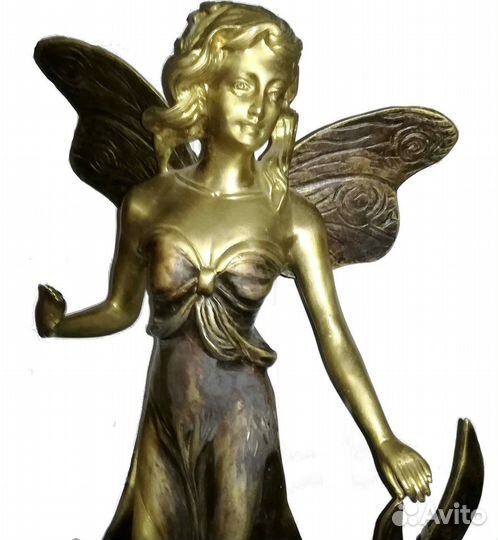 Скульптура психея нимфа фея. Бронза. Франция