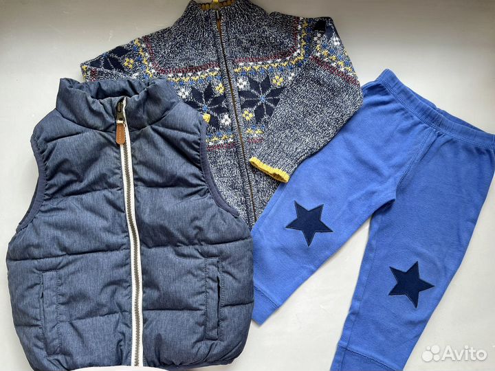 Пакет одежды 80 86 на мальчика