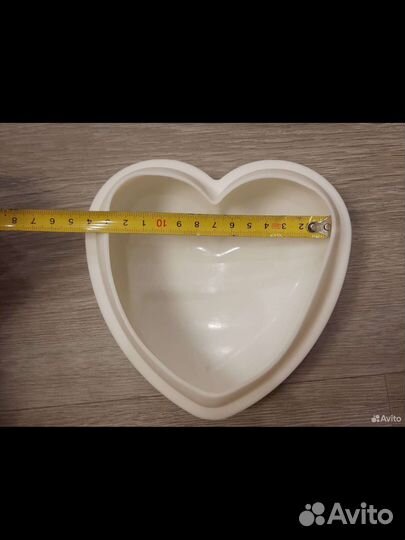 Силиконовая форма для мусовых тортов сердце