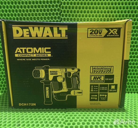 Аккумуляторный перфоратор dewalt DCH172N 20V