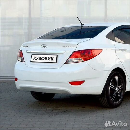 Бампер задний в цвет Hyundai Solaris (2011-2014)