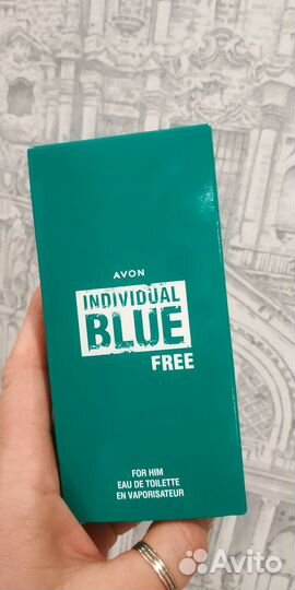 Individual Blue Free, 100 мл, Мужская туал.вода