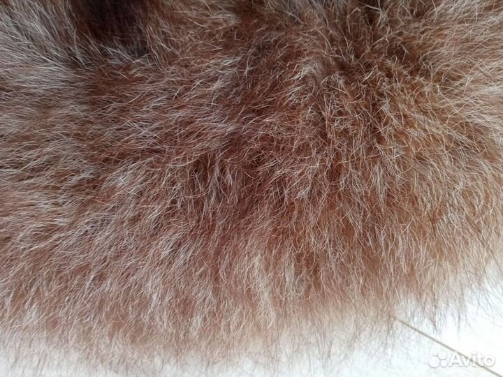 Меховой воротник песец