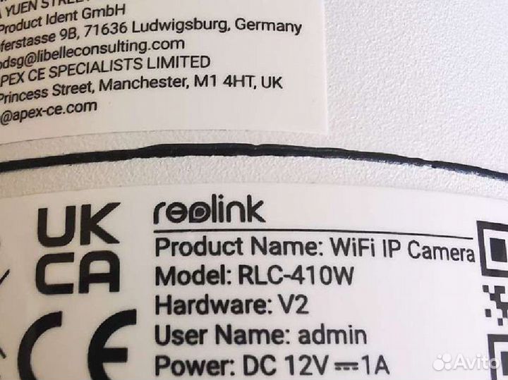 Wifi камера reolink RLC-410w