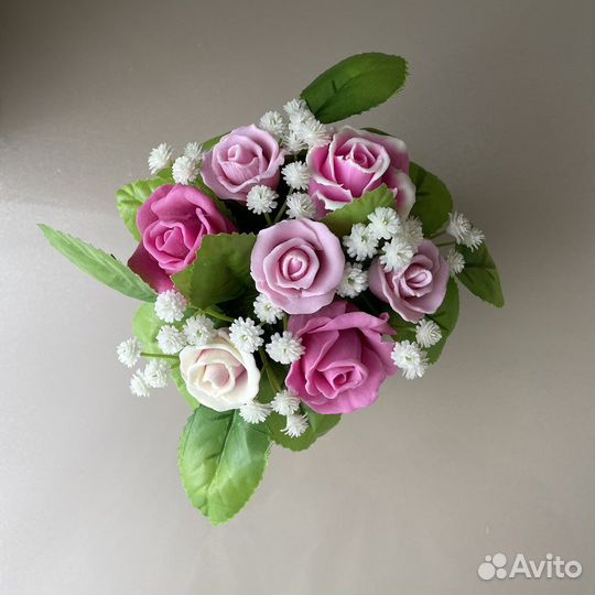 Букет цветы из мыла