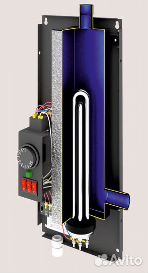 Отопительный котел Спутник-6 черный