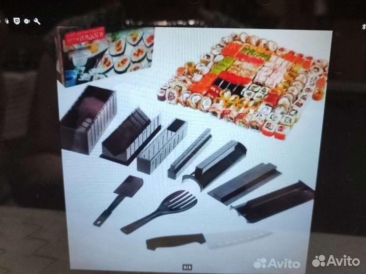 Набор для роллов, аппарат для заворачивания