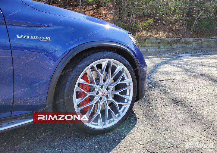 Кованые диски R22 на Mercedes GLC 220