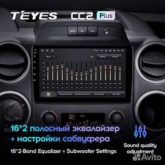 Магнитола Citroen Berlingo 2 2008-2019 Teyes