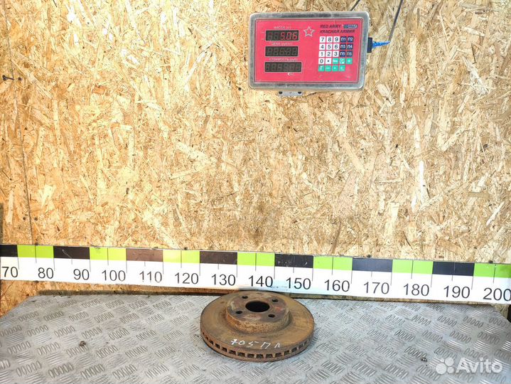 Диск тормозной передний Byd F3 2006-2013