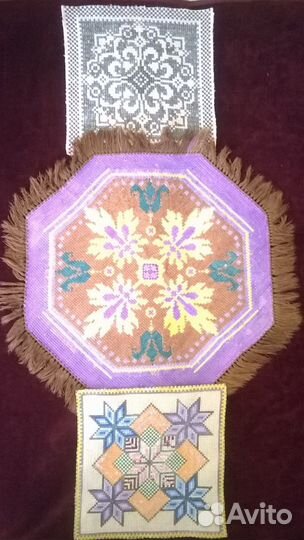 Старинная вышивка крестиком- картины и вышиванка