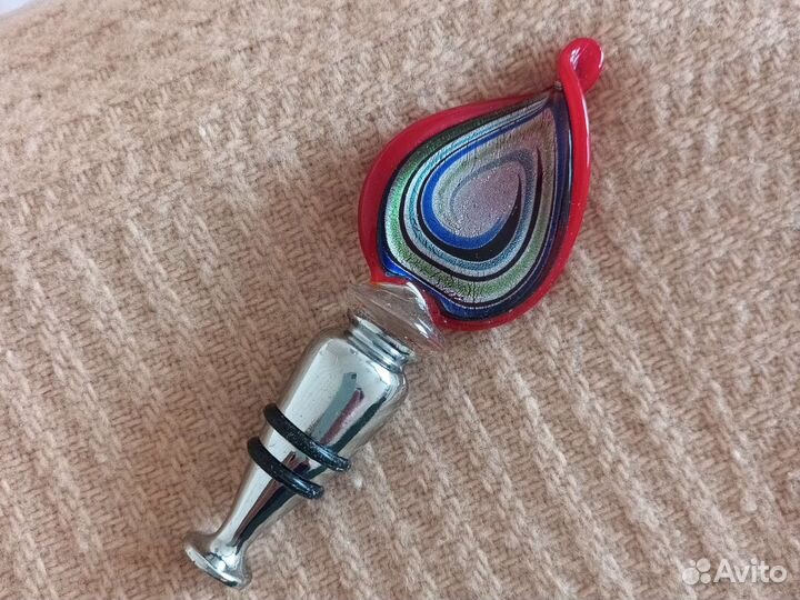 Пробка для бутылки из муранского стекла