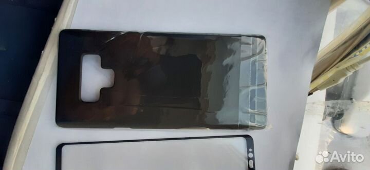 Продам защитное стекло+чехол для Samsung note 9