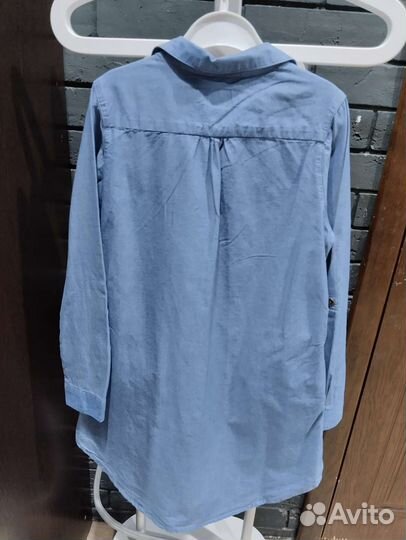 Джинсовые рубашки для девочки