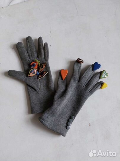 Керамические броши ручной работы