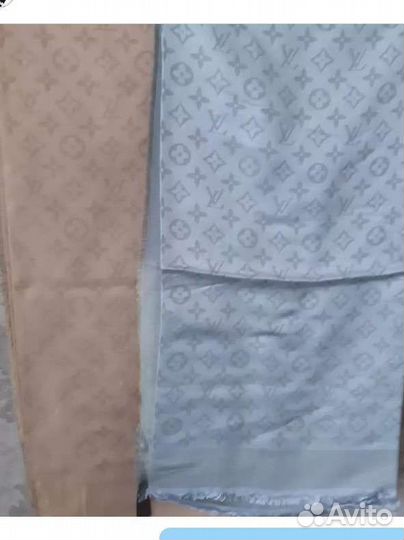 Теплый платок большой