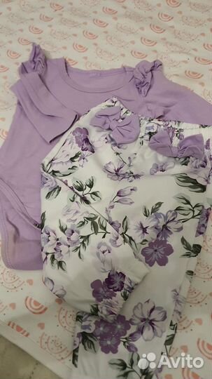 Детские вещи пакетом на девочку 68-74