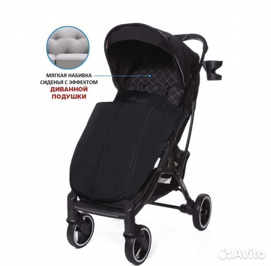 Новая в коробке коляска dearest 819 plus. Черная