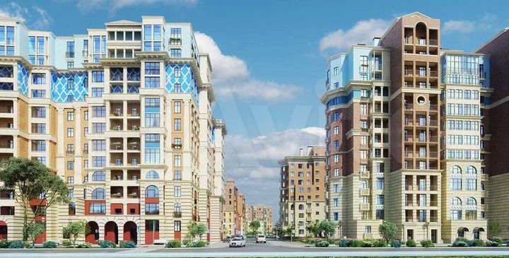 2-к. квартира, 59,4 м², 6/12 эт.