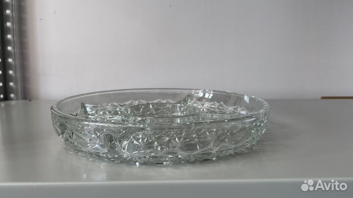 Хрустальная менажница