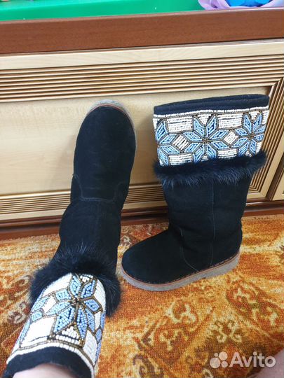Сапоги унты женские 36
