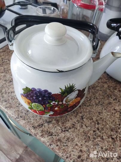 Чайник эмалированный