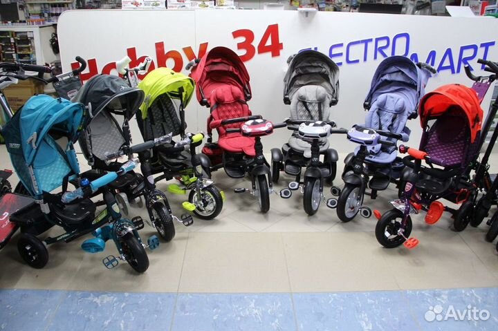Велосипеды трехколесные детские ассортимент