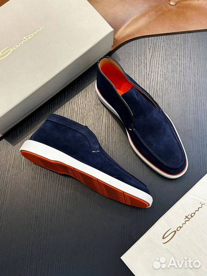 Лоферы осенние Santoni