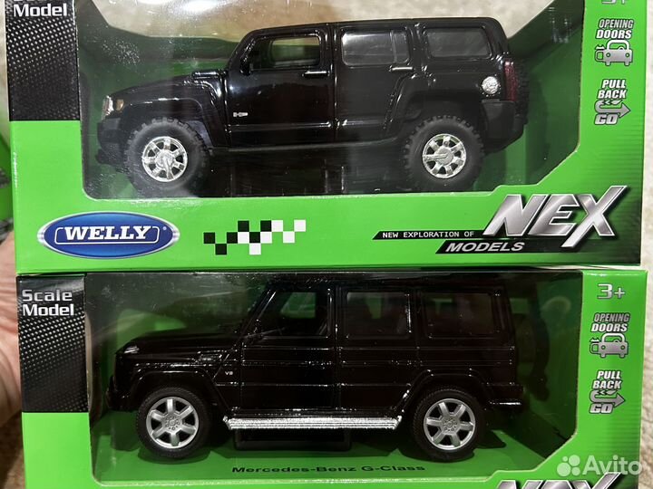 Машинки Welly 1:33. В ассортименте