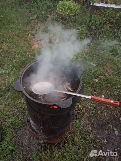 Печь Буржуйка Чугунная армейская