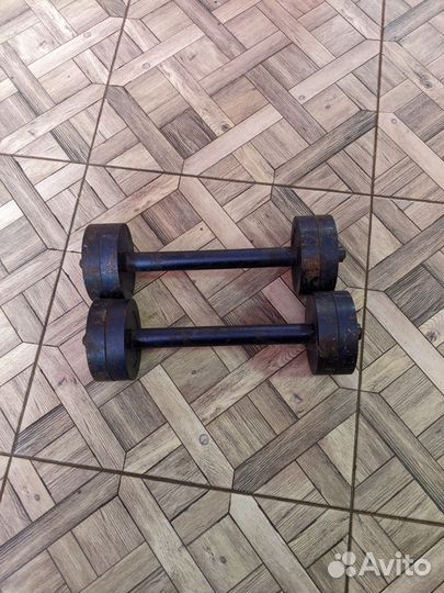 Гантели разборные бу 6 кг.каждая