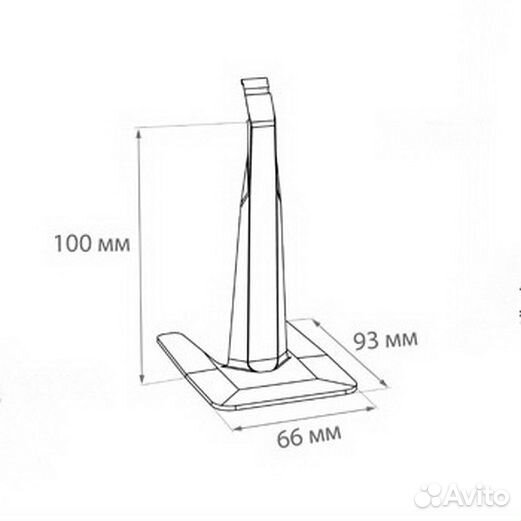 Подставка для кассеты цен PC stand 100, цвет черны