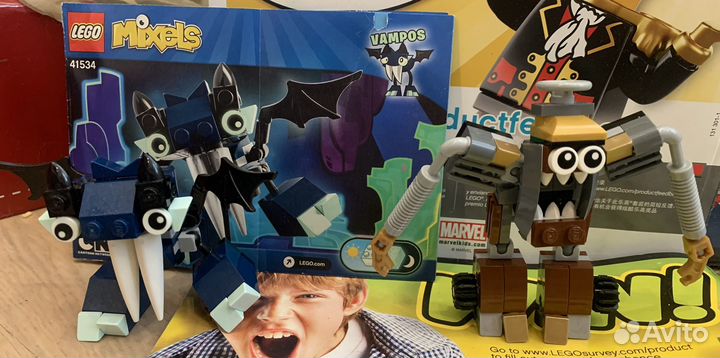 Lego mixels 41537, 41534
