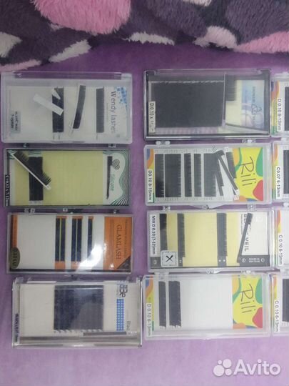 Ресницы для наращивания бу