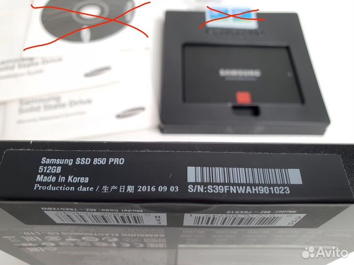 SSD Samsung 850 pro 512GB 2.5 SATA III