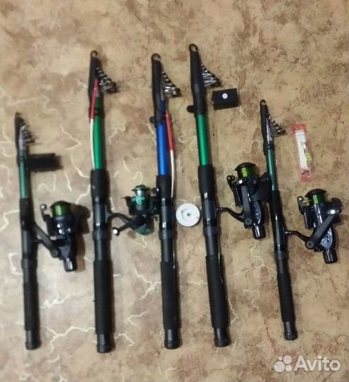 Удочки новые,в сборе