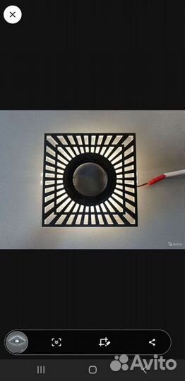 Светильник потолочный встраиваемый Gauss Backlight