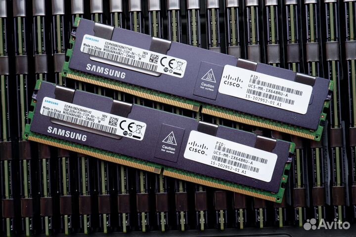 64Gb Серверная память DDR4 Samsung 2133P REG ECC