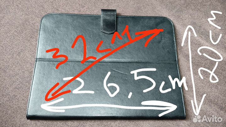 Чехол книжка кожаный на планшет