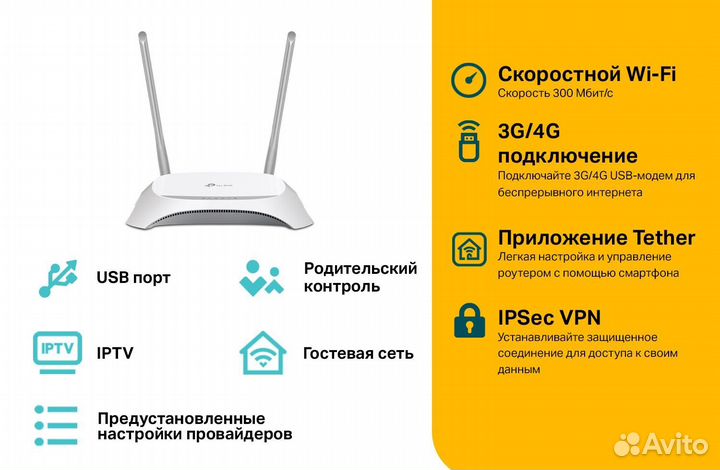 Wifi роутер Tp- link TL-WR842N