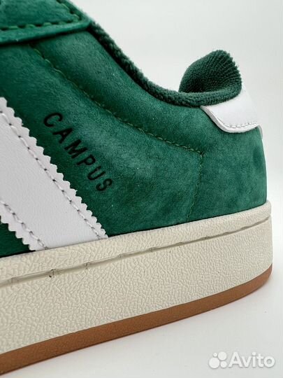 Кроссовки кеды мужские adidas campus 00s green