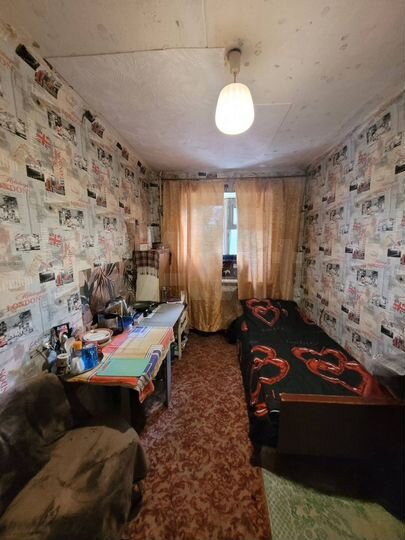 Комната 9,5 м² в 1-к., 2/5 эт.