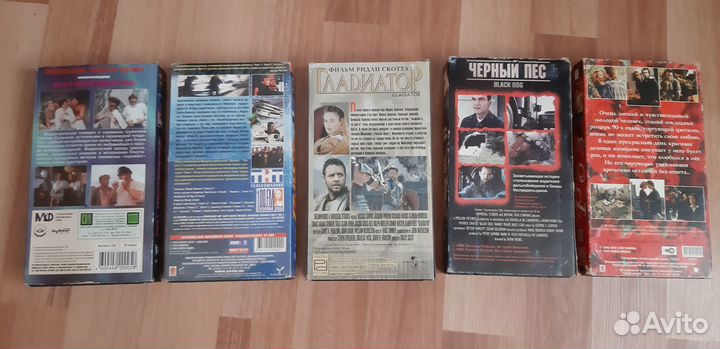 Видеокассеты, цена за 5ть штук