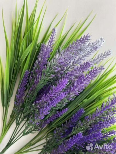 Искусственные цветы лаванда