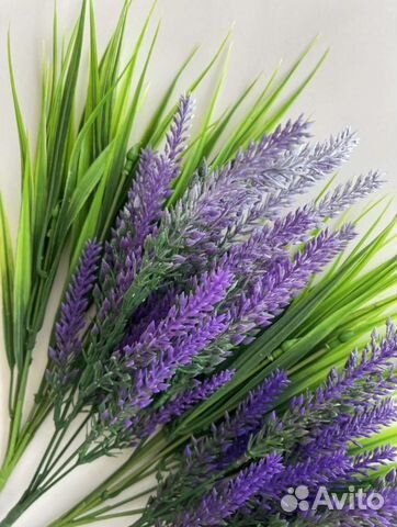 Искусственные цветы лаванда