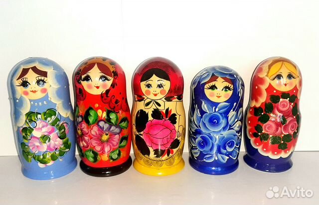 Матрешка русская, разные размеры